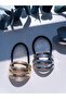Pinterest Gold and Silver Triple Look Metal Buckle - 2