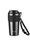 Vagonli̇fe T2023 Steel Thermos Mug with Straw and Hanger 630 ml Tungsten Steel Dark Gray