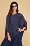 Women's Asymmetrical Capped Silk Shalwar Trousers - 2