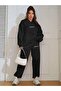 Women's Brooklyn Printed Hooded Sweatshirt Tracksuit Bottom Top Set