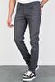 Men's Dark Gray Slim Fit Lycra Jean Jeans Trousers Hltvalgrey-K