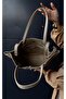 Women's Stone Suede Leather Long Strap Magnet Closure Shoulder & Hand Bag - 6