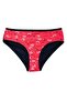 Cotton Wide Brim Lycra Patterned Bato Women's Panties 3 Pack Set1 - 3