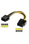 كابل PCI Express 30 سم 8 دبوس 30 سم 8 دبوس إلى 8 دبوس PCI Exp GPU كابل الطاقة - 2
