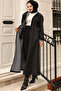 1315 Seasonal Hooded Trench Coat Black - 5
