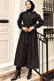 1315 Seasonal Hooded Trench Coat Black