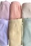 Perfumed 6-Piece Ribbed Pastel Color Girls' Boxer Shorts + 100-Piece Rubber Gift - Dondeza & Tutku - 4