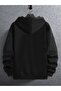 Unisex Hooded Zipper Sweatshirt Large Size - 2