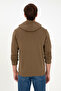 Men's Khaki Knitted Cardigan 50289028-Vr027 - 5