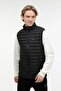 Men's Stand Collar Full Zipper Vest MLBRTVEST Black