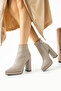 Women's Mink Genuine Leather Platform Boots
