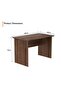 Writing Table With Desktop Socket And USB AC Port - Brown - 3