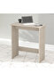 Study Desk with Foot Rest Support, Modern Executive Desks Ideal for Office White Concrete