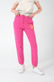 Pink Women's Sweatpants - Pockets and Cuffs - 5
