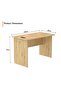 Writing Table With Desktop Socket And USB AC Port - Oak - 3