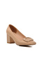 357106   Beige Skin Women's Heeled Shoes - 3