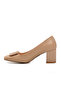 357106   Beige Skin Women's Heeled Shoes - 2