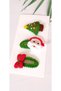 Christmas New Year Christmas Icons Handmade 3-Piece Snap Buckle (Suitable for Use for All Ages) - 5