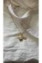 Women's Steel World and Airplane Charm Outdoor Manifest Necklace - 4