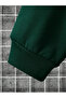 Men's Green Cotton Knitted Oversized Balance Printed Crew Neck Tracksuit Set - 3