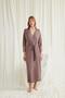 Women's Lace and Belted Dressing Gown 18552