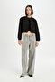 Crop College Collar Bomber Jacket - 2