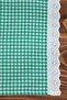 Runner Scalloped Plaid Retro 40X110 cm - 2