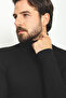 Striped Slim Fit Full Turtleneck Men's Sweater Black - 11418.22K - 4