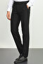 Straight Slim Fit Classic Men's Trousers Black - 38028.21K
