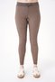 Women's Ribbed and Soft Knitwear Tights Brown 25W3018