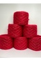 Moherakrilik Color Red Silver Sequin Visual Net 600Gr