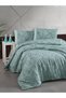 Ranforce Double Size Duvet Cover Set Effect Mint