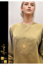 mandala nakışlı sweatshirt - 5
