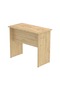 MP1-9045 Solama Office Desk with Paper Rack - Oak Brown - 2