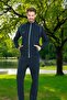 Men's Zippered Shirt? Standing Collar with Pockets? Tracksuit Set Thclvr.70.P5C.V.5.R
