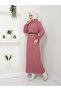 Women's Belted Turtleneck Dress - 2