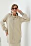 Ftz women's skirted suit beige 30911 - 3