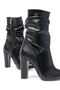 Vrt-4815 Black High Thick Heeled Gusseted Zippered Women's Boots - 5