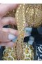 Iron-On Leaf Model Yellow Color Decorative Strip Applique Accessory Clothing Hobby - 3