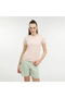 Women's Pink Round Neck T-Shirt