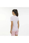 Women's Pink Round Neck T-Shirt - 5