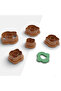 Organic Flower Shaped Polymer Clay Mold, Earring Mold, Jewelry Mold, Clay Cutter, 5 Sizes, No: 865 - 2