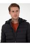 Goose Feather Fiber Mix Portable Hooded Sports Coat - 2