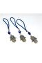 2 Pieces Fatima's Hand Car Mirror Ornament Car Charm Evil Eye Protection - 3