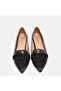 Black Large Size Ballerinas - 41-42-43-44 Model - 3