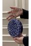 Evening Dress Bag with Crystal Stones Hand, Wrist, Shoulder Evening Dress Bag - 3