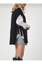 Women's Sweater with Side Tie Knitting Detail 75cm - 2