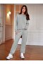 بدلة رياضية من Minimal Heart Sweatshirt - طقم بدلة رياضية مطبوعة باللون الرمادي برقبة دائرية - 6