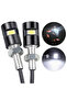 2Pcs Motorcycle Signal Lamp 12V LED License Plate Light Mini Turn Signal Eagle Eye Shape Tail Re...