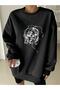 Women's Aesthetic Printed Unisex Crew Neck Sweatshirt